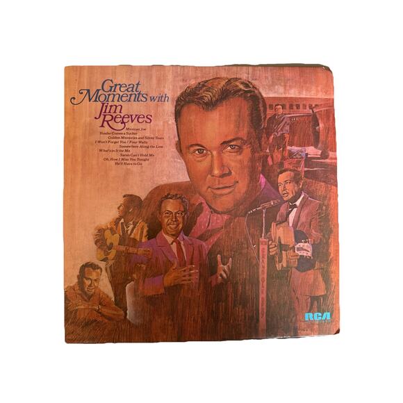 JIM REEVES - GREAT MOMENTS WITH - NEW / SEALED ORIGINAL VINYL RECORD LP - Picture 1 of 2